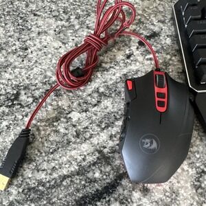Redragon Perdition M901-1 Gaming  Wired Optical Mouse 24000 Dpi With Sades Pad